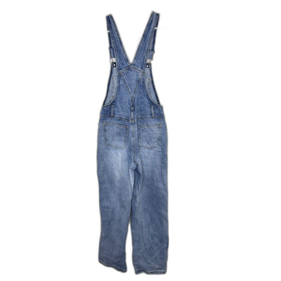J. Galt Denim Carpenter Overalls Women S 100 % Cotton Wide-Leg Vintage Y2K - Picture 2 of 8